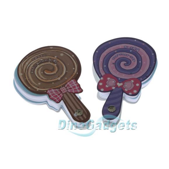 Lovely lollipop shaped memo pad notepad