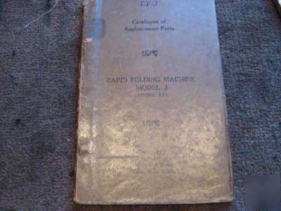 Usmc rapid folding machine model 