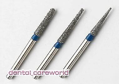 500 dental diamond burs flatend tapered medium fg 1.6MM