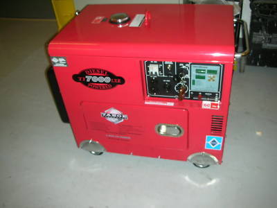 New tahoe industries diesel generator TI7000LXR 120/240