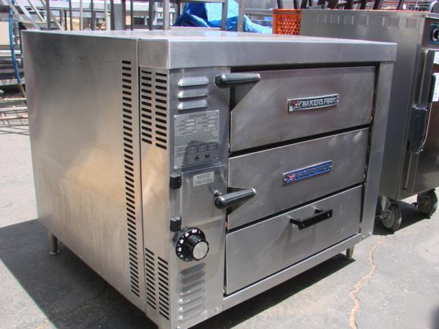 Baker S Pride Gp 51 Two Deck Countertop Pizza Oven Gas