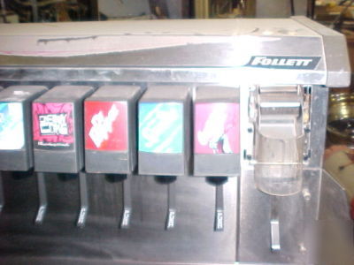 Follett U155BR10AR fountain dispenser + ice machine L15