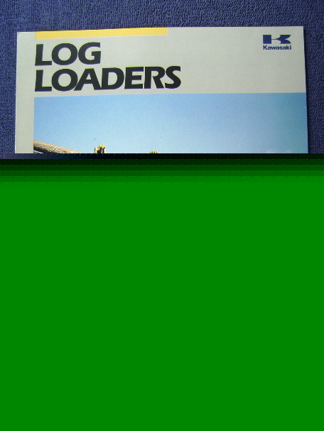 Kawasaki wheel log loaders brochure 1993