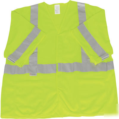 X-treme class 3 high-vis mesh safety vest lime 3XL