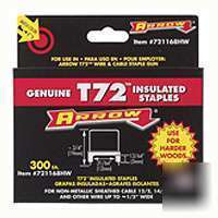 Arrow T72 professional wire & cable staples - 