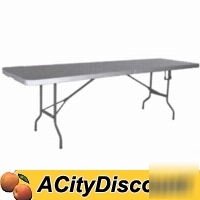Cecilware mt-96 plastic 8FT rectangular folding table