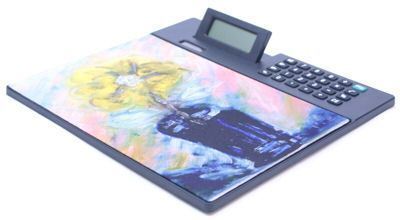 Custom personalized mousepad with calculator photo prin