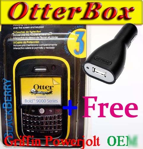 Otterbox defender case for blackberry bold 9000 black