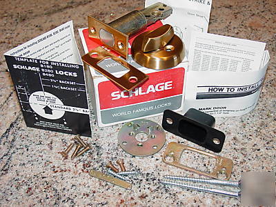 Schlage turn bolt B480 612 door keyless dead bolt lock