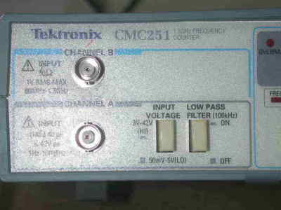Tektronix CMC251 1.3GHZ frequency counter a