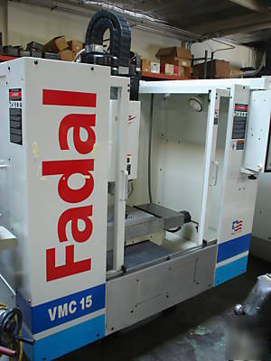 1999 fadal vmc-15 cnc vertical machining center. clean 