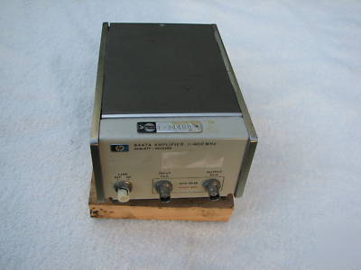 Agilent hp 8447A amplifier (low-noise, high-gain)