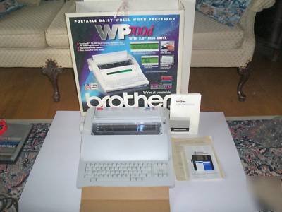 Brother wp 700D portable daisy wheel word processor uib