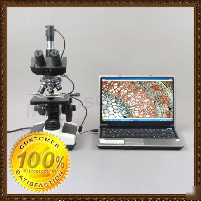 Doctor vet biological microscope tri 1600X +usb camera