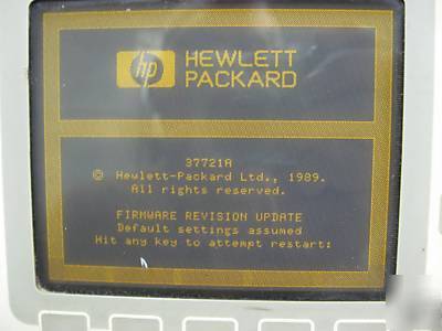 Hp/agilent 37721A digital transmission tester hp 37721A