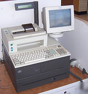 Ibm 4694 cash register pos system drawer printer win xp