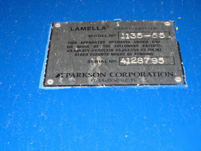 Lamella clarifier gravity settler 1135-55 113555 250 gp