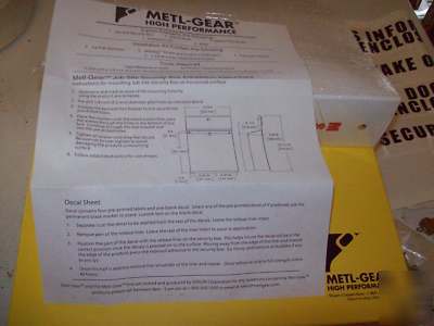 Metl-gear high performance job-site security lock box 