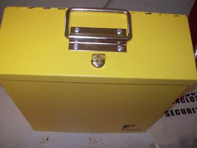 Metl-gear high performance job-site security lock box 