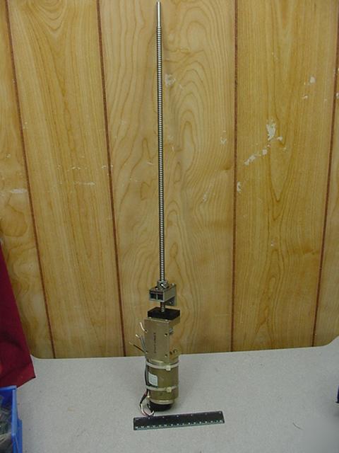 Ball lead screw w/dc motor & brake,.37