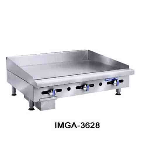 Imperial imga-3628 griddle, countertop, gas, 36