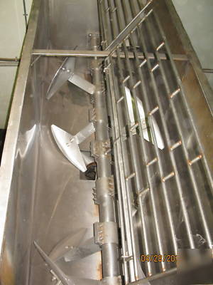 Marion mixer, 80 cubic feet paddle blender