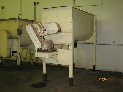 Marion mixer, 80 cubic feet paddle blender