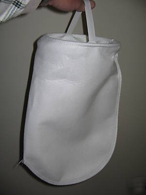 Lot of six 1,5,10,25,50,100 micron filter bags (wvo)