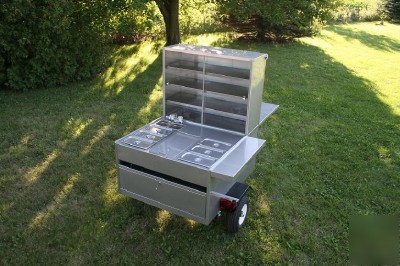 New hot dog cart vending concession trailer stand brand 