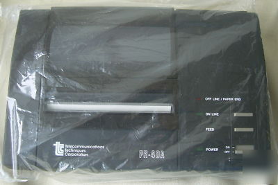 New ttc dynatech pr-40A thermal printer w/ case & xtras