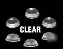 Self adhesive rubber feet clear hemispherical 100PCS
