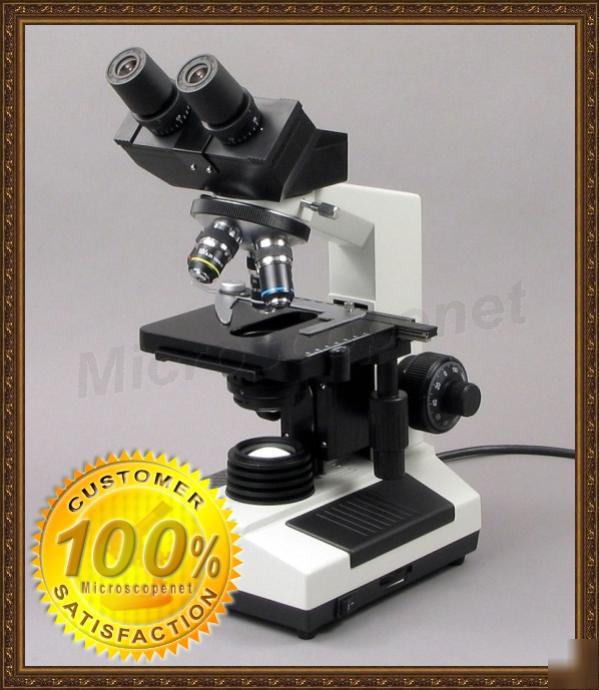 Professional high power compound microscope 40-1600X 