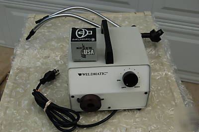 Unitek-miyachi-welder-weld-fiber optic-microscope light