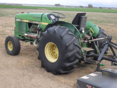 John deere 2255 low-profile orchard tractor