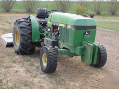 John deere 2255 low-profile orchard tractor