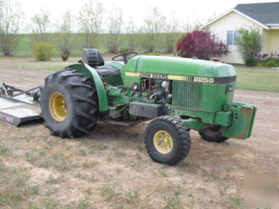 John deere 2255 low-profile orchard tractor