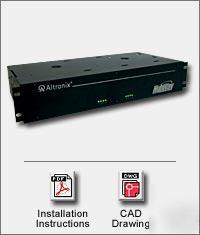 Altronix HUBWAY22 video data power supply integration
