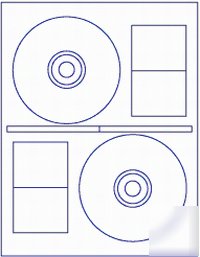 Cd dvd circle media labels :F312715-