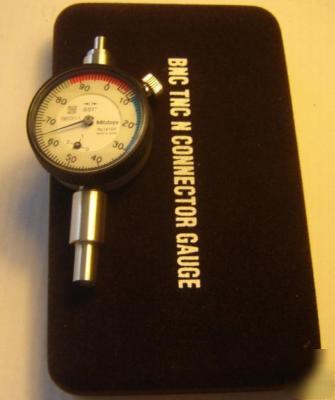 Coaxial connector gauge n/bnc/tnc