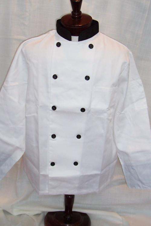1 high quality monogram executive chef coats 4 styles t