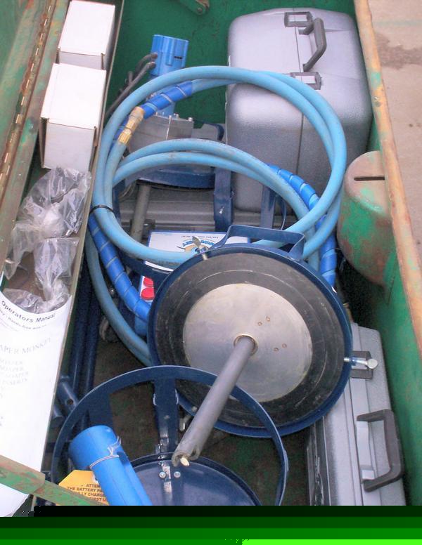 Greenle soaper monkey set pipe lubricating system 