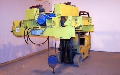 10 ton electric cable hoist with power trolley