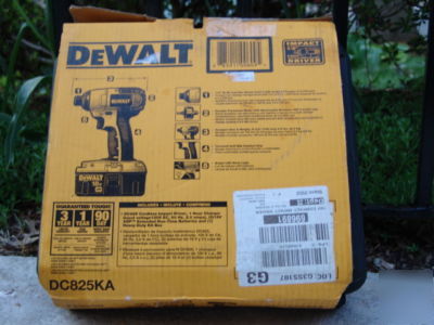 New dewalt DC825KA 1/4 18V cordless impact driver- inbox