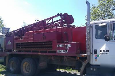 Seismic 4CA auger water drilling rig geothermal pto 