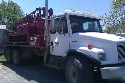 Seismic 4CA auger water drilling rig geothermal pto 