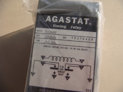 Agastat aerospace component relay assembly 7022ABH2