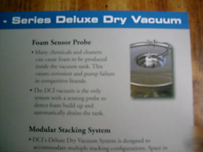 Dci/mckesson dv-series deluxe dry vacuum system