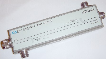 Hp 774D 215-450 mhz coaxial dual directional coupler