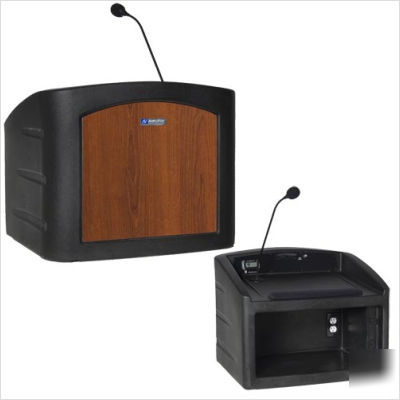 Wireless pinnacle tabletop lectern select cherry