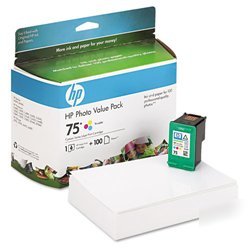 New hp 75 photo value pack CG501AN#140